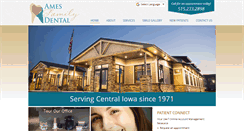 Desktop Screenshot of amesfamilydental.com